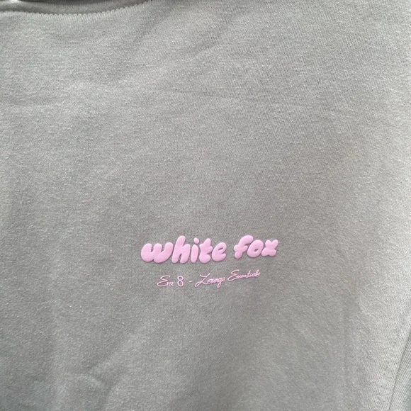White Fox Era 8 Beige Pink Hoodie L/XL - Picture 3 of 5